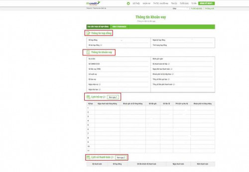 Hướng dẫn tra cứu hợp đồng, tài khoản vay MCredit mới nhất 2025