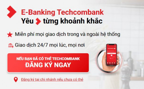 Hướng dẫn đăng ký Internet Banking Techcombank mới nhất 2025