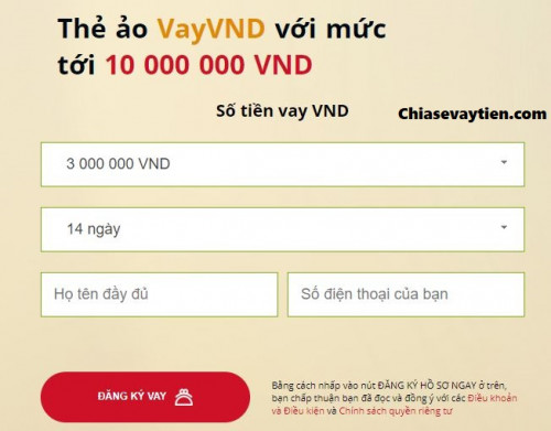 Hướng dẫn vay tiền Online VAYVND nhận ngay 4 triệu mới nhất 2025