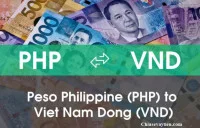 PHP to VND, 1000 Peso Philippines bằng bao tiền Việt mới nhất ngày 23/02/2025