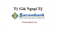 Tỷ giá ngoại tệ Ngân hàng Sacombank