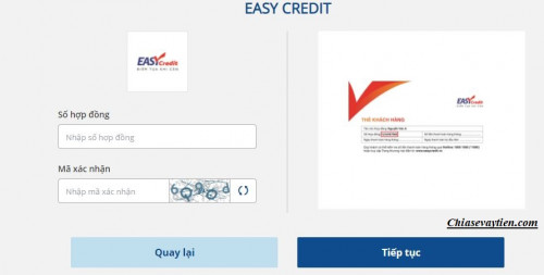 Cách tra cứu hợp đồng khoản vay Easy Credit mới nhất 2025