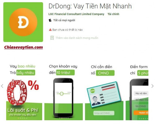 App Dr Dong là gì ? Đăng ký vay App DoctorDong có lừa đảo không mới nhất 2025