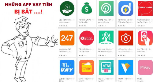 20+ Những App Vay Tiền đã bị bắt tính đến năm 2025