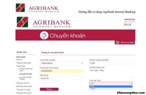 [2025] Biểu phí chuyển tiền ngân hàng Agribank mới nhất