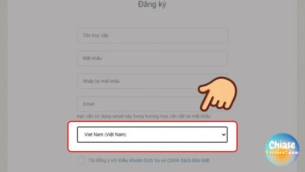 Hướng dẫn đăng ký tài khoản Garena trên web 5