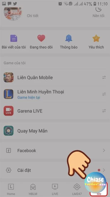 Hướng dẫn tạo tài khoản Garena trên ứng dụng 11