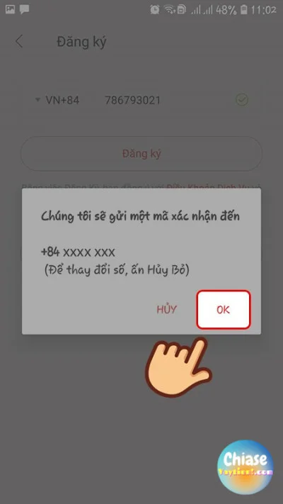 Đăng ký tài khoản trên App Garena 6