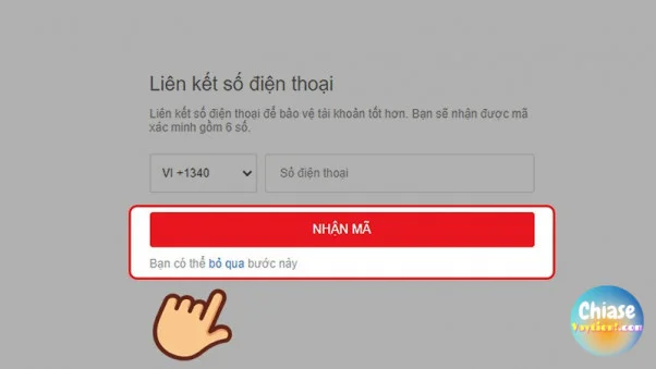 Hướng dẫn đăng ký tài khoản Garena trên web 8