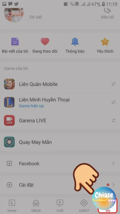 Cách đăng ký tạo tài khoản Garena trên app 11