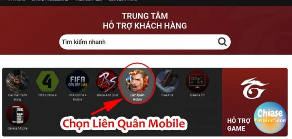 Cách đăng xuất tại trang web chính thức của Garena b3