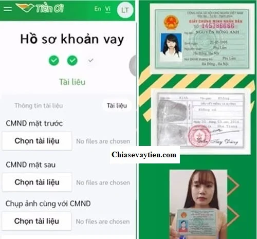 Đăng ký vay tiền Online Tiền Ơi