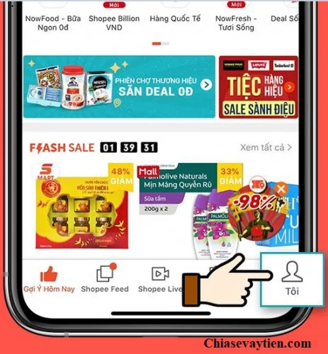 Huỷ đơn hàng trên ứng dụng Shopee