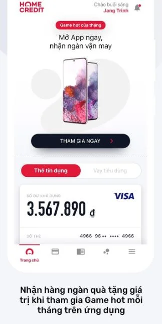 Vay tiền App Home Credit