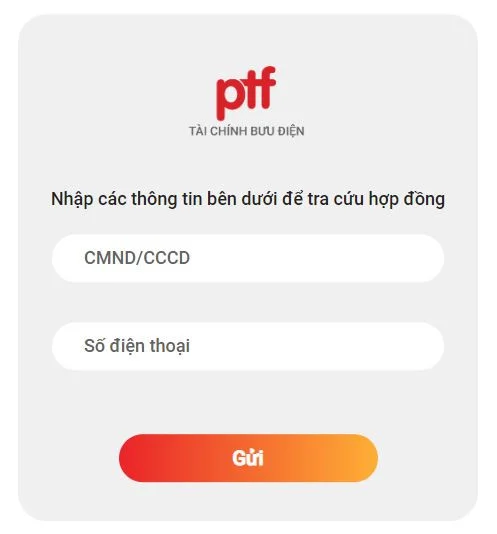 Tra cứu hợp đồng PTF