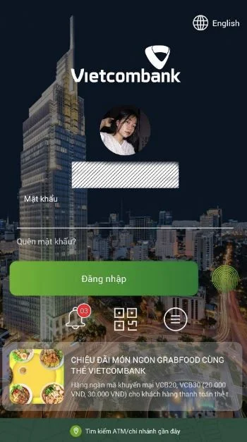 Cách chuyển tiền ngoài Vietcombank trên điện thoại
