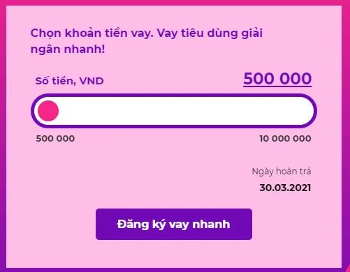 Đăng ký vay tiền nhanh Online Takomo