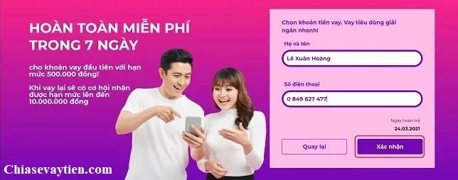 Đăng ký vay tiền Online Takomo