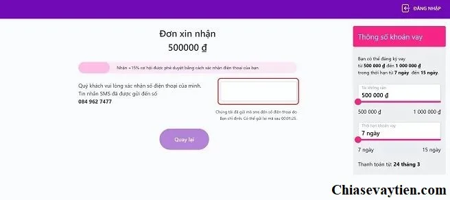 Đăng ký vay tiền Online Takomo