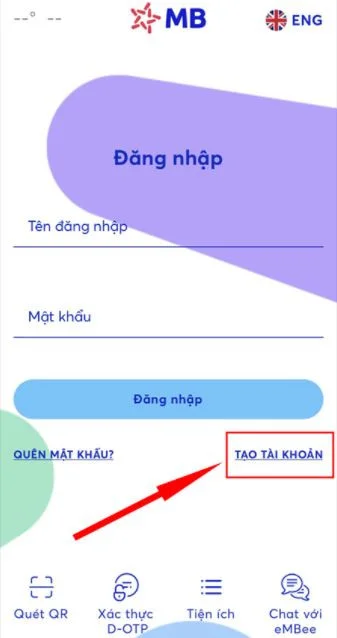 Đăng ký tài khoản MB Bank