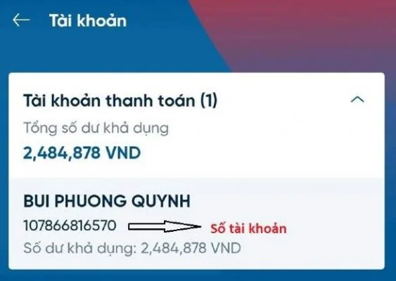 Tra cứu tài khoản ngân hàng