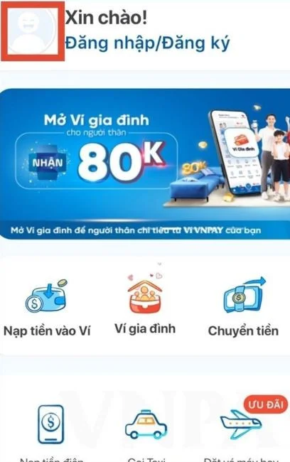 Tài khoản VNPAY