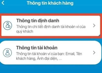 Thông tin khách hàng VNPAY