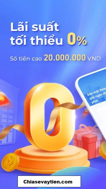 Miễn phí lãi suất 0% Ơi vay