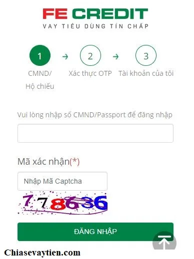 Tra cứu sao kê Fe Credit qua Online