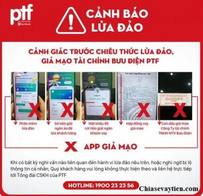 PTF cảnh bảo lừa đảo