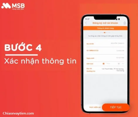 Mở tài khoản MSB Online