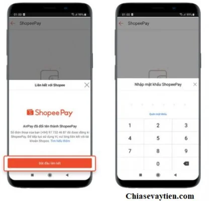 Liên kết Ví AirPay Shopee