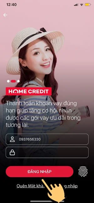 Tất toán Home Credit