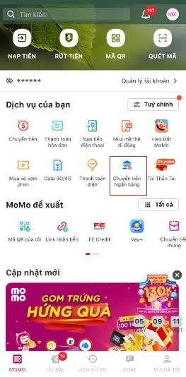 Cách nạp tiền vào tài khoản MBBank