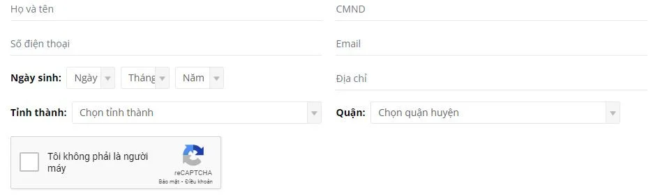 Vay 50 triệu trả góp 36 tháng Fe Credit