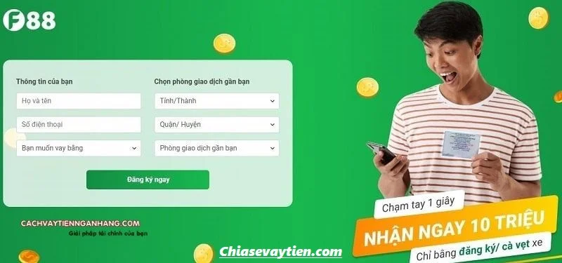 Vay tiền F88 bằng sổ hộ khẩu