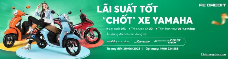 Vay tiền trả góp xe máy Fe Credit