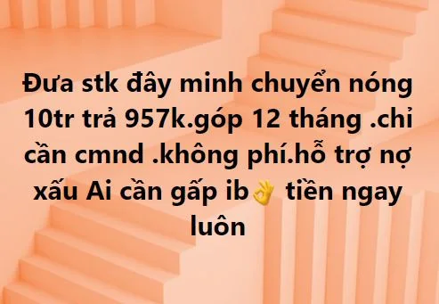 Lừa đảo vay tiền Online qua Facebook