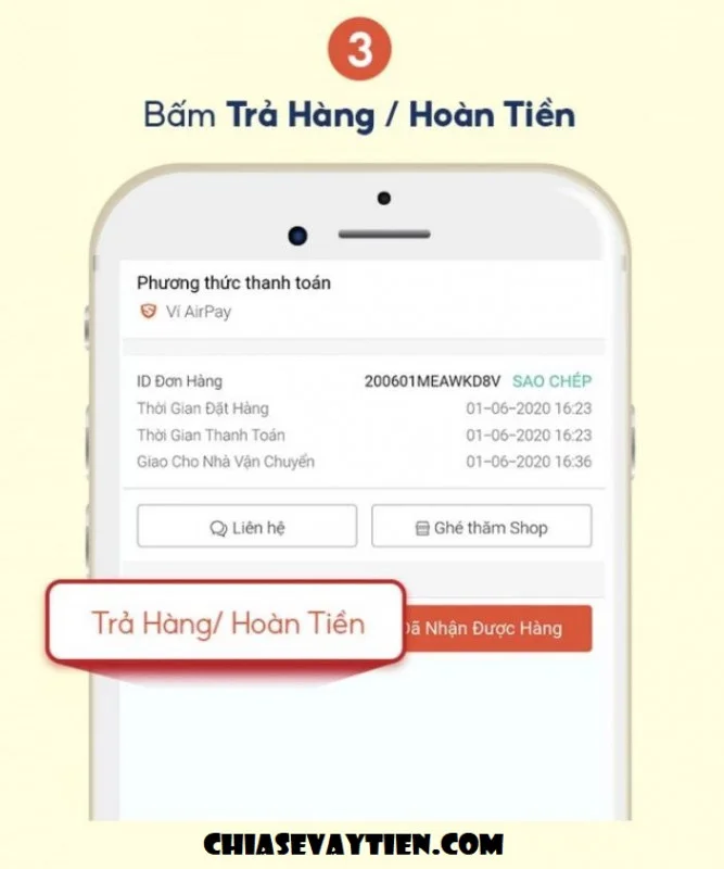 cách lấy lại tiền khi bị lừa đảo trên shopee