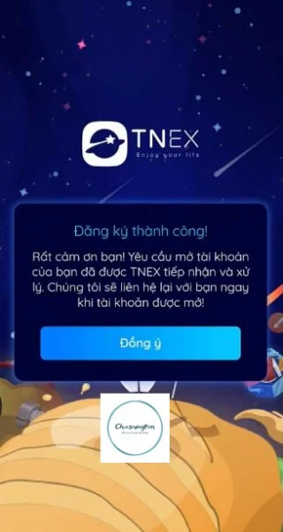 Đăng ký tài khoản TNEX - Bước 9