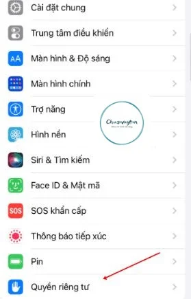 Xóa thông tin trên app vay tiền Online IOS