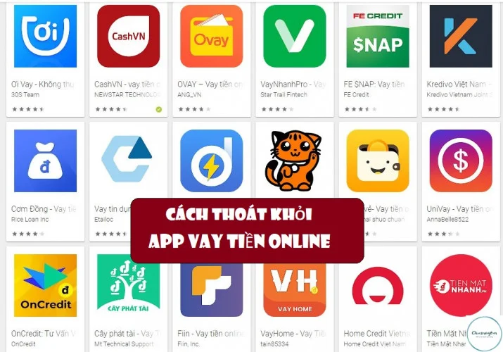 Cách thoát khỏi app vay tiền