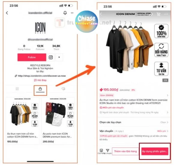 Mã giảm giá Tiktok Shop