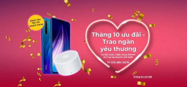 Khuyến mãi Tamo trong tháng 10