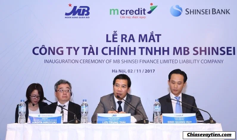 Lễ ký ra mắt công ty tài chính TNHH MB Shinsei