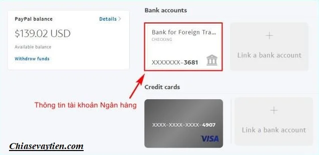 Rút tiền từ Paypal