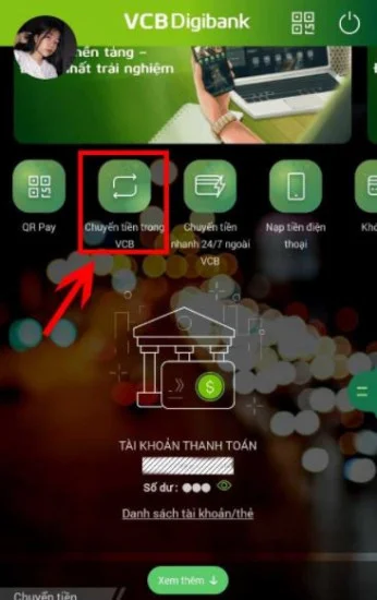 Chuyển tiền ngân hàng Vietcombank