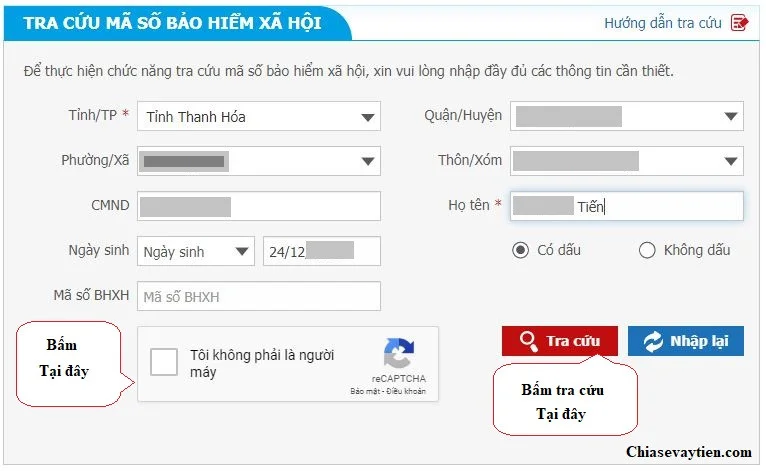 Hướng dẫn tra cứu mã số hộ gia đình qua Online