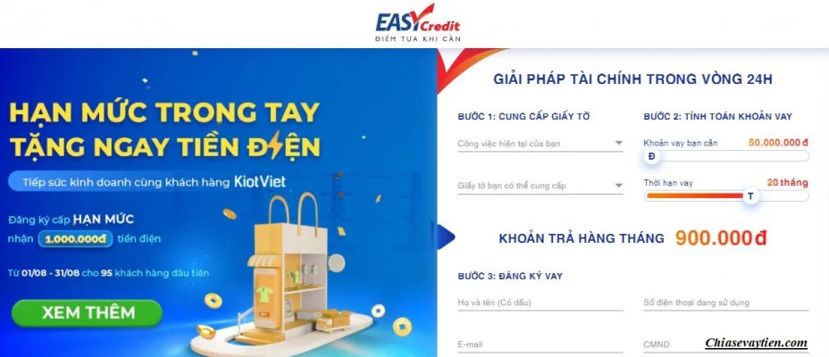 Vay tiền Online Easy Credit