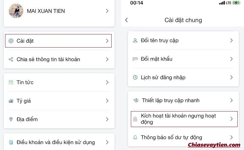 Kích hoạt thẻ ACB Online